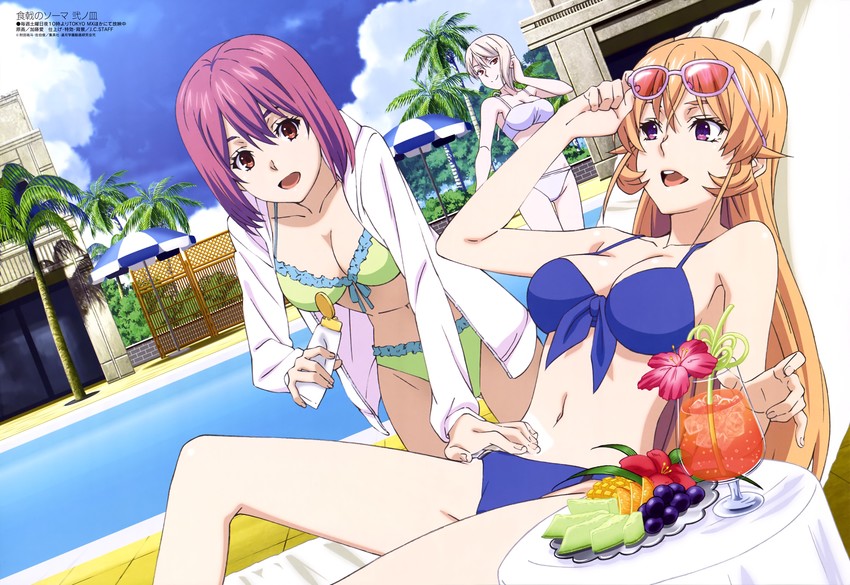 nakiri erina, nakiri alice, and arato hisako (megami magazine and 1 more) drawn by katou_ai_(animator)