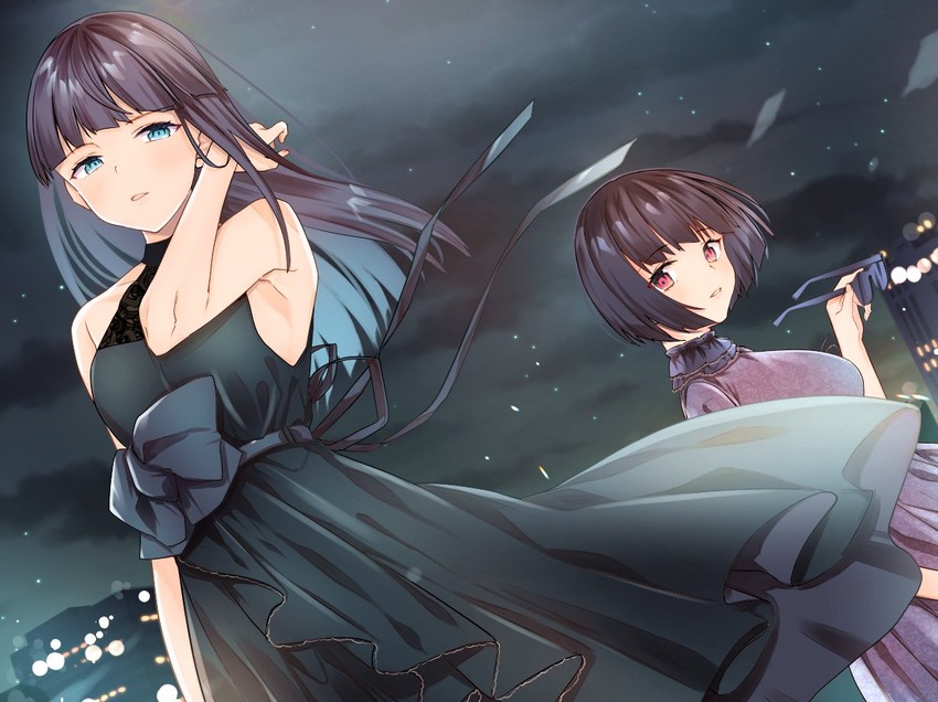 shiba miyuki and kuroba ayako (mahouka koukou no rettousei) drawn by yu_yu