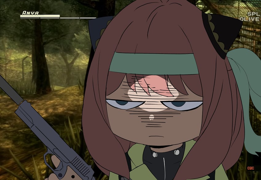 anya and naked snake (spy x family and 4 more) drawn by tillshitposting