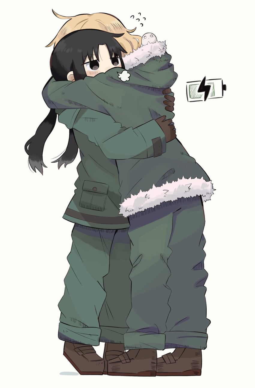 chito, yuuri, and nuko (shoujo shuumatsu ryokou) drawn by yoyohachi