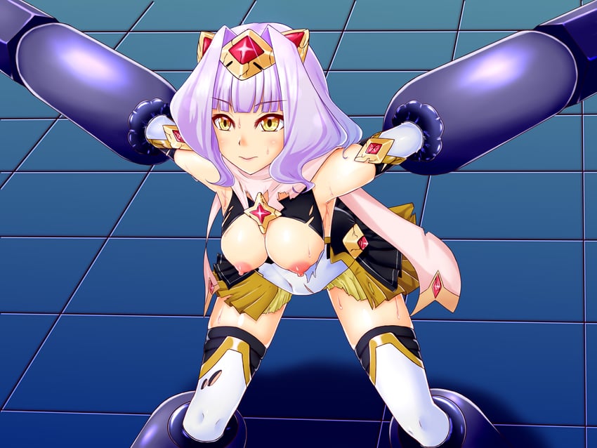 azarin and exs-tia magica (kouyoku senki exs-tia) drawn by garoo_hoshi