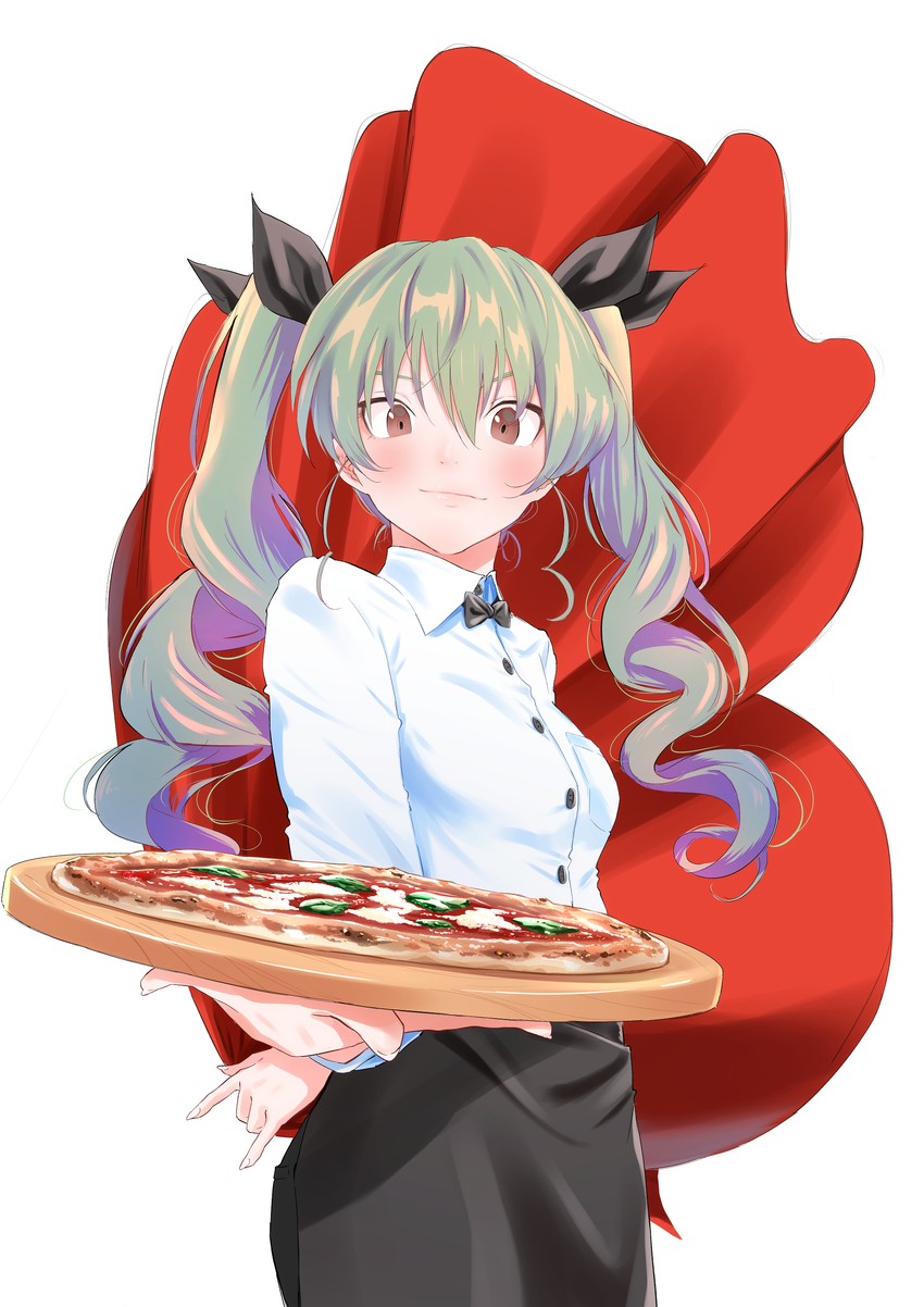 anchovy (girls und panzer) drawn by oze_(xyz_go_go11)