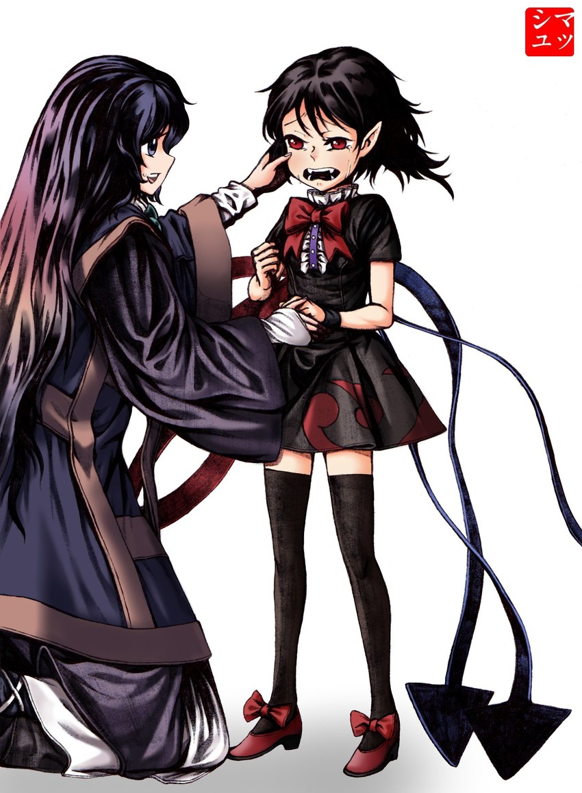 hijiri byakuren and houjuu nue (touhou) drawn by mushroom_(osh320)