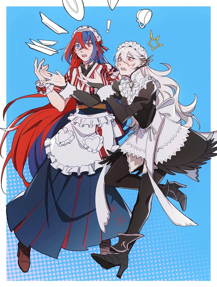 female corrin, female alear, and felicia (fire emblem and 2 more) drawn by seirorath