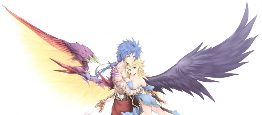 nina and ryu (breath of fire and 1 more) drawn by taka_yanagi