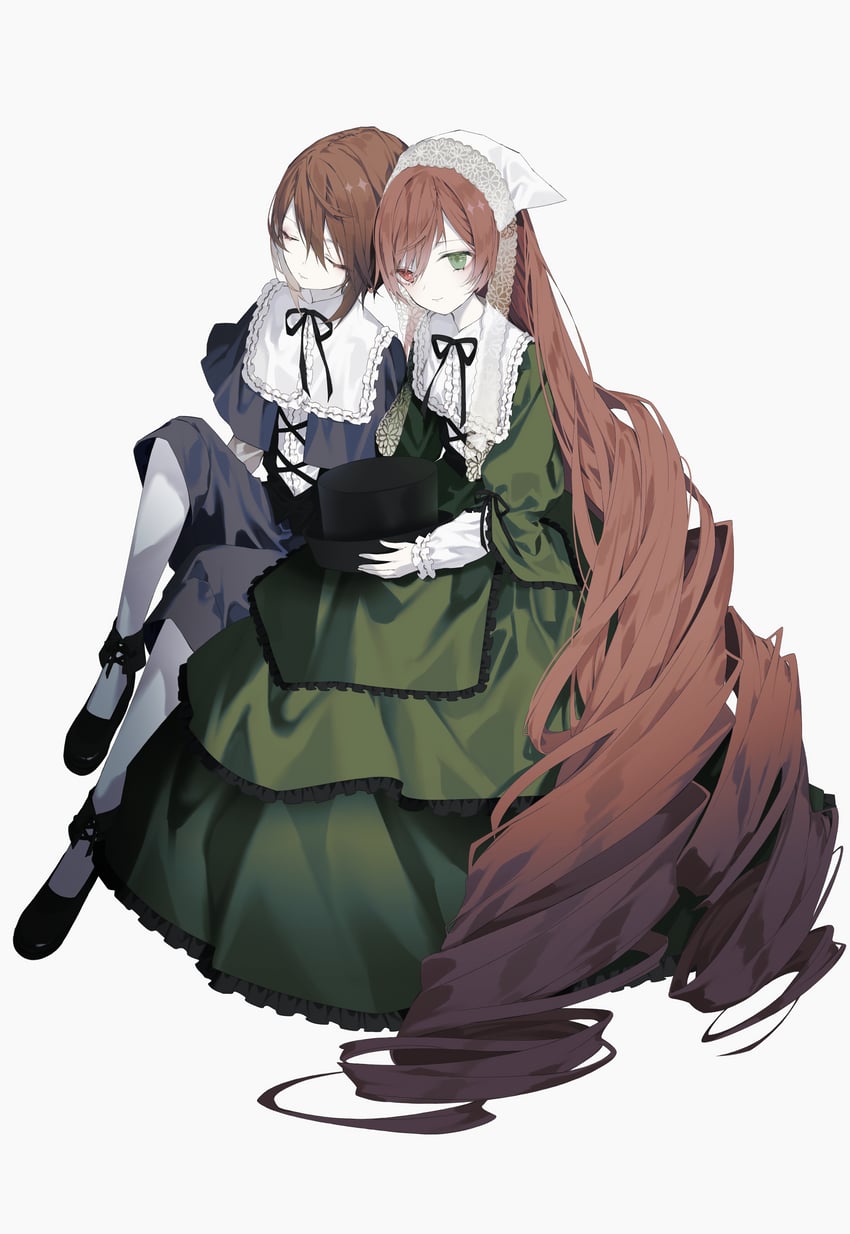 suiseiseki and souseiseki (rozen maiden) drawn by kotarou_(kot_mochi)