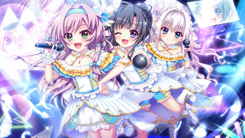 misaki sango, itsumura yukari, shiratori amaha, nishidate haku, himura nagisa, and 1 more (re:stage!) drawn by izumi_tsubasu
