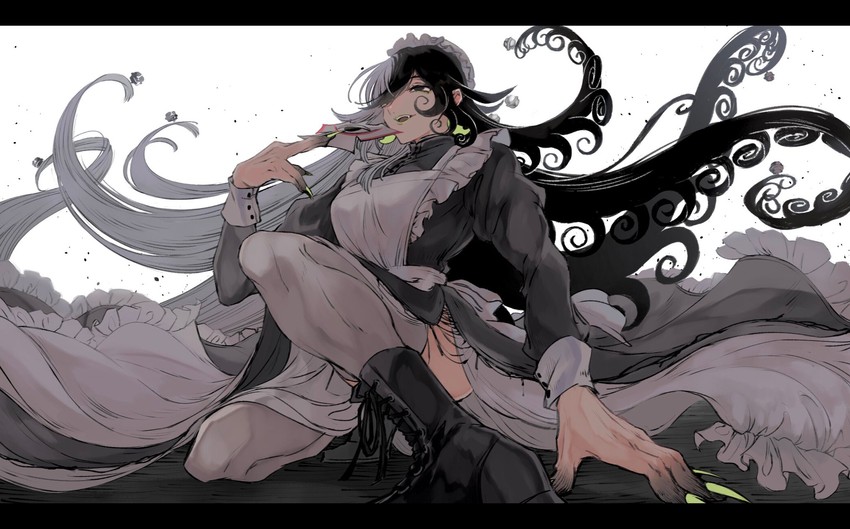 ashiya douman (fate and 1 more) drawn by raikoko19