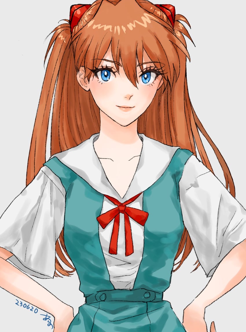 souryuu asuka langley (neon genesis evangelion) drawn by arano_nknk