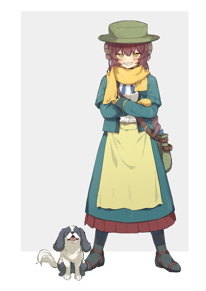 mary anning and tray (fate and 1 more) drawn by kabutomushi_s