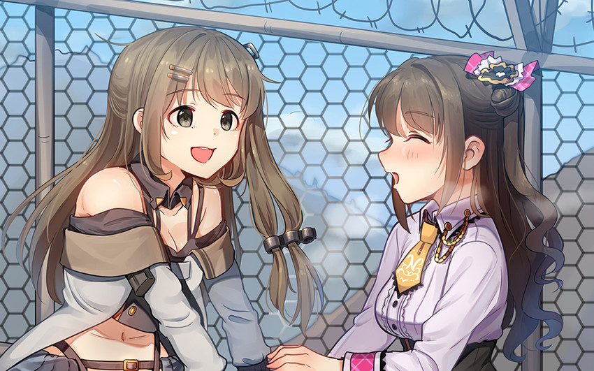 shimamura uzuki and k2 (idolmaster and 2 more) drawn by kamille_(vcx68)