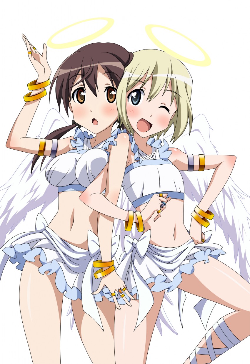 erica hartmann and gertrud barkhorn (world witches series and 2 more) drawn by onoda_masahito