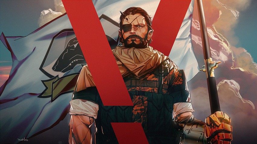venom snake (metal gear and 1 more) drawn by alterab