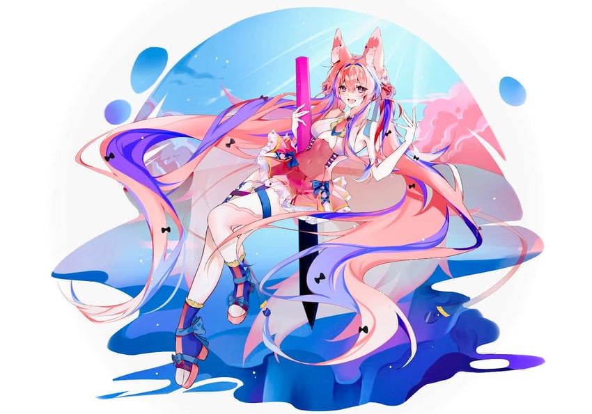 kaos pinku (luami media) drawn by ce_chin