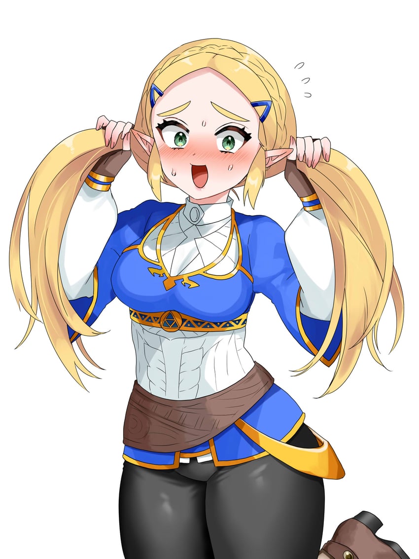 princess zelda (the legend of zelda and 1 more) drawn by wasabi_(legemd)