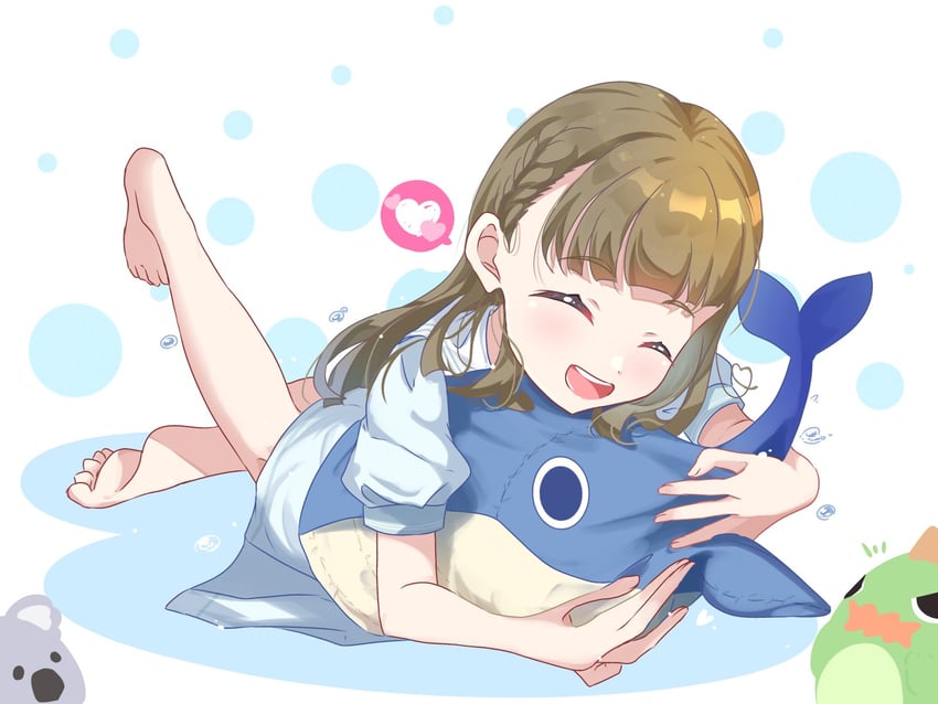 kachimachi kosuzu, gonzales, and koala maneo (love live! and 1 more) drawn by sakari_(pear_8_ll)