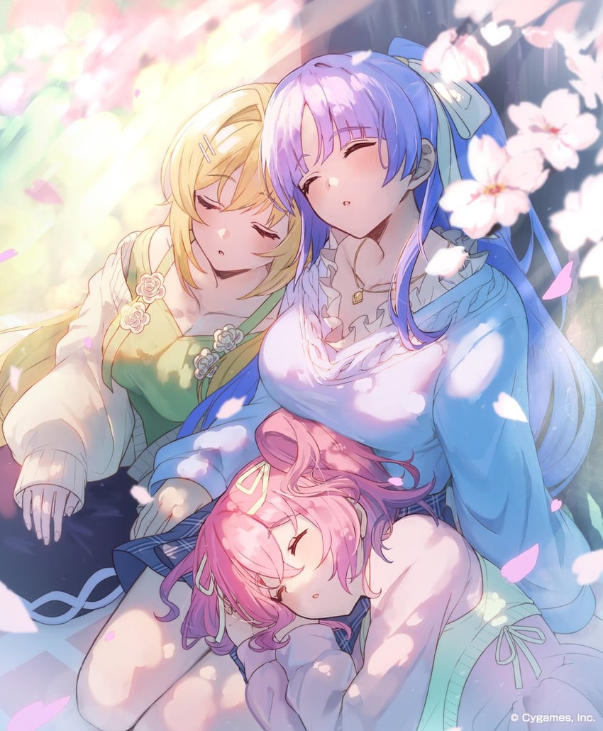 mona, mina, and mena (granblue fantasy and 1 more) drawn by minaba_hideo