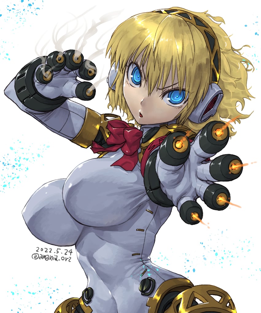 aigis (persona and 1 more) drawn by amania_orz