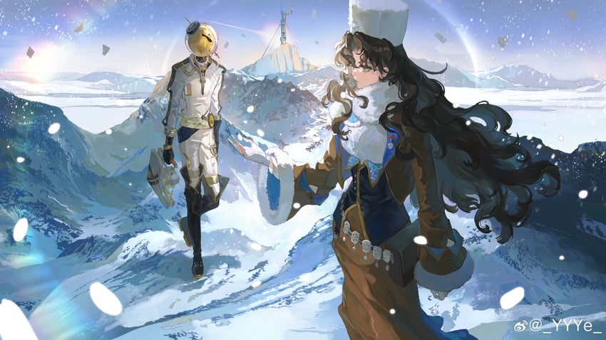 ulrich and moldir (reverse:1999) drawn by ye_(ran_chiiipye)
