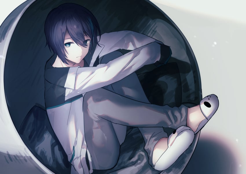 mayuzumi kai (nijisanji) drawn by kitasaya_ai