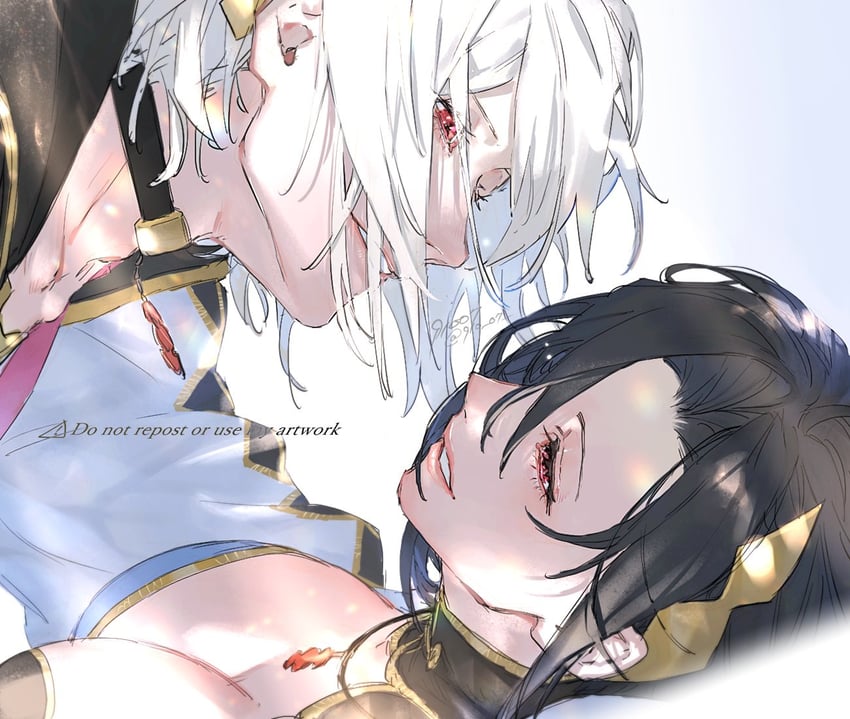 nel and rafal (fire emblem and 1 more) drawn by 91007