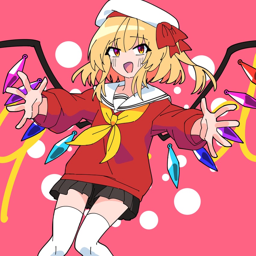 flandre scarlet (touhou) drawn by suzshilo