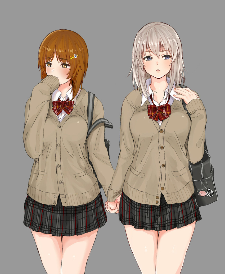 nishizumi miho and itsumi erika (girls und panzer) drawn by sutochan