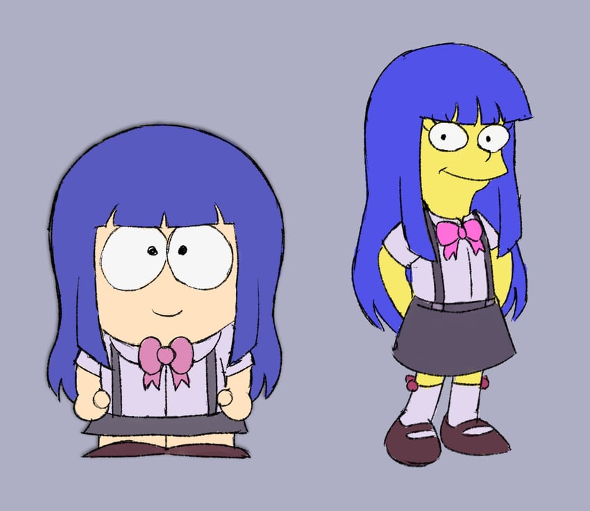 furude rika (higurashi no naku koro ni and 2 more) drawn by zawabug