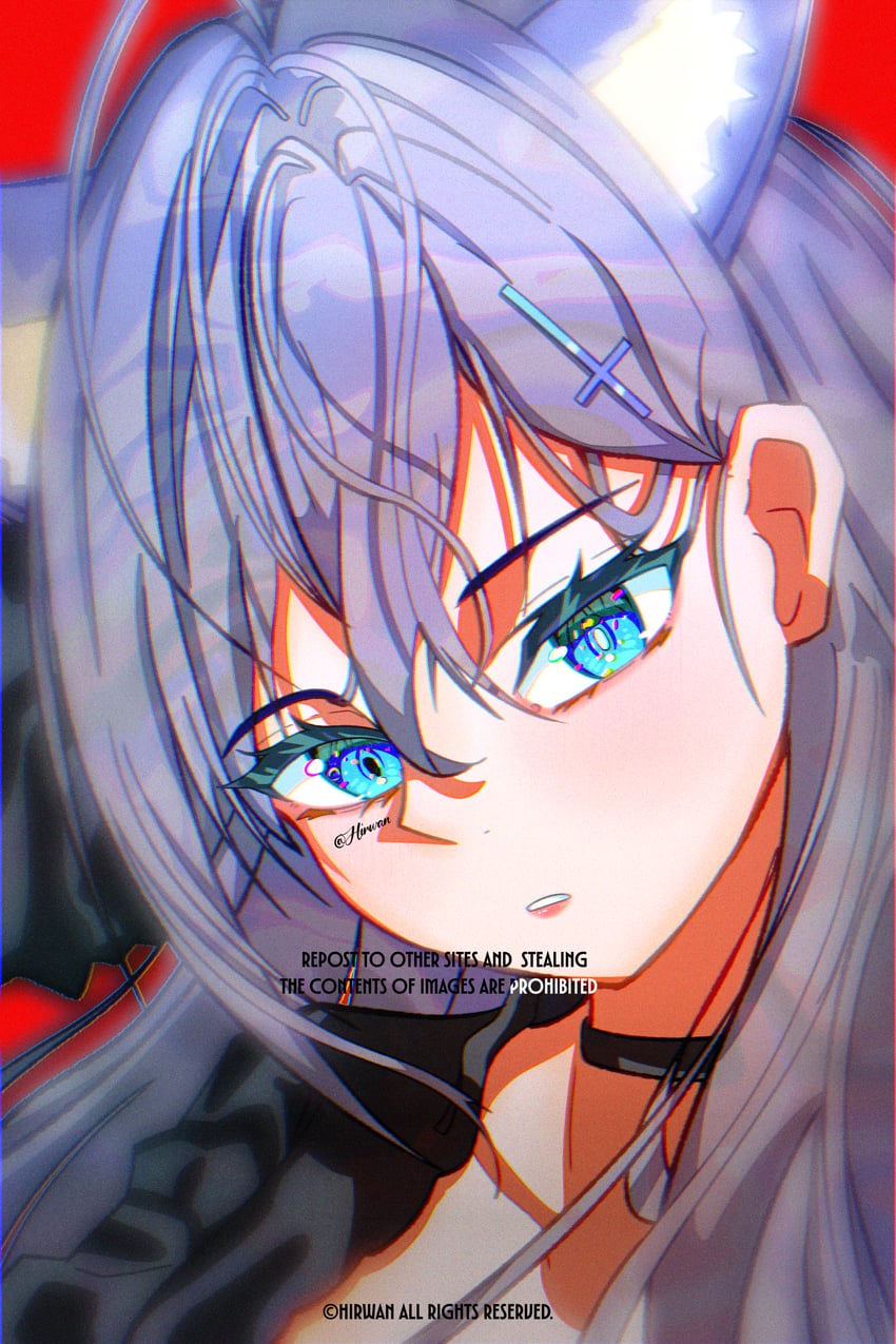 shiroko and shiroko terror (blue archive) drawn by hirwannew