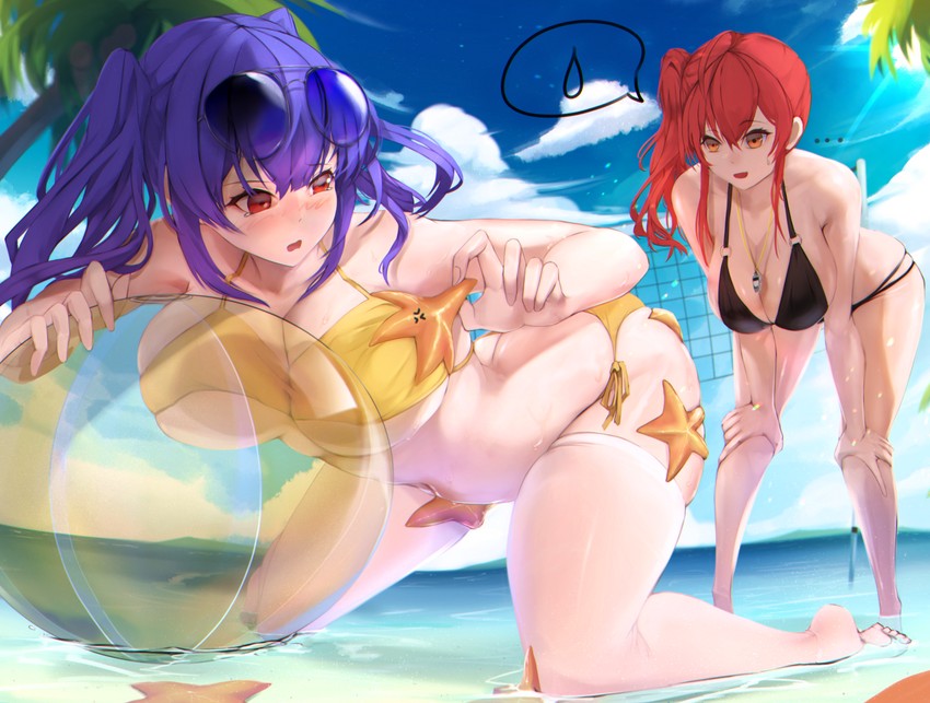 zara and pola (azur lane) drawn by sonaworld