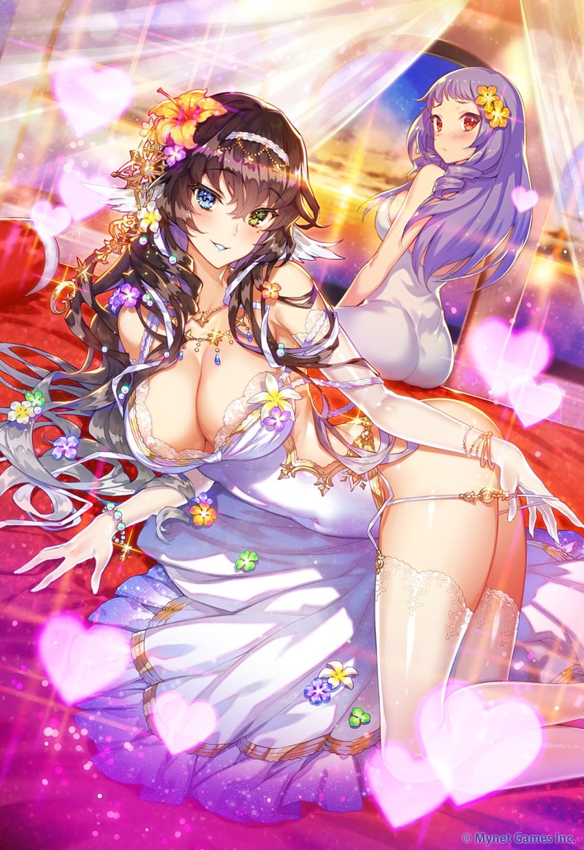 frau holle and herr korbes (age of ishtaria) drawn by munlu_(wolupus)