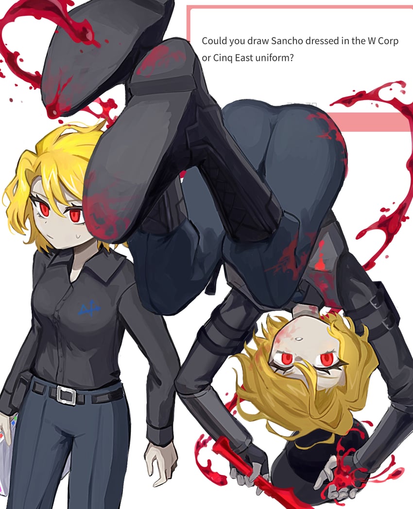 don quixote and sancho (project moon and 1 more) drawn by ro/ku