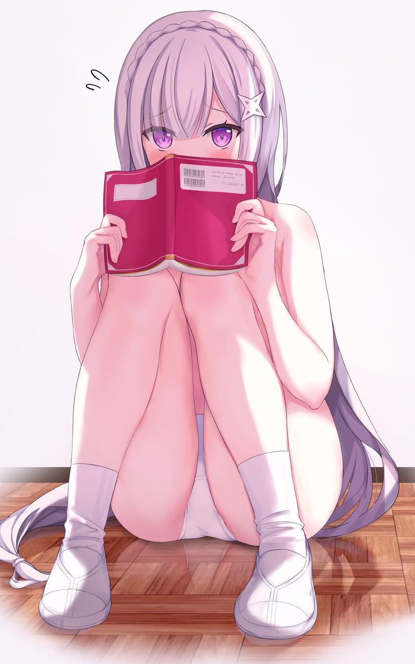 emilia (re:zero kara hajimeru isekai seikatsu) drawn by echiru39