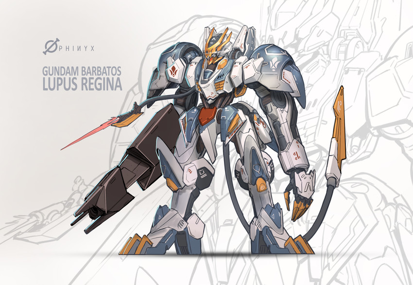gundam barbatos and gundam barbatos lupus rex (gundam and 1 more) drawn by kevin_koesnodihardjo