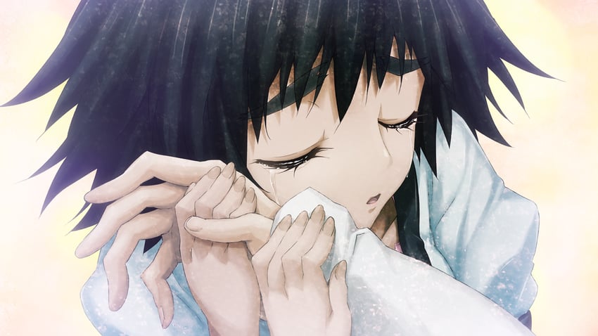 okabe rintarou and shiina mayuri (steins;gate and 1 more) drawn by huke