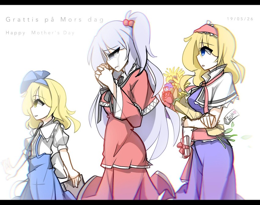 alice margatroid and shinki (touhou) drawn by kaliningradg
