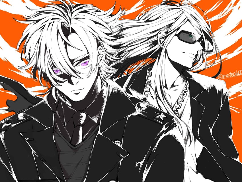 tezcatlipoca and daybit sem void (fate and 1 more) drawn by meteola00