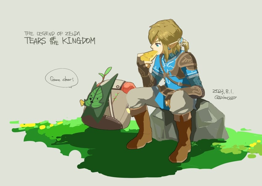 korok (the legend of zelda and 1 more) drawn by takase_toho