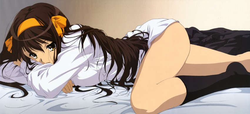 suzumiya haruhi (suzumiya haruhi no yuuutsu and 2 more) drawn by ikeda_shouko