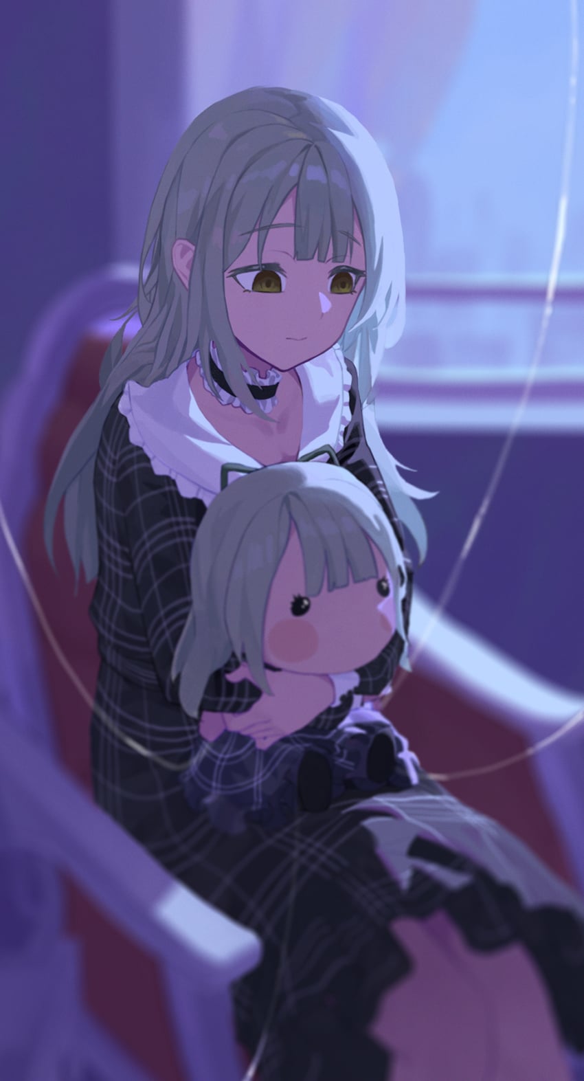 wakaba mutsumi and mortis (bang dream! and 1 more) drawn by chiyo_kami