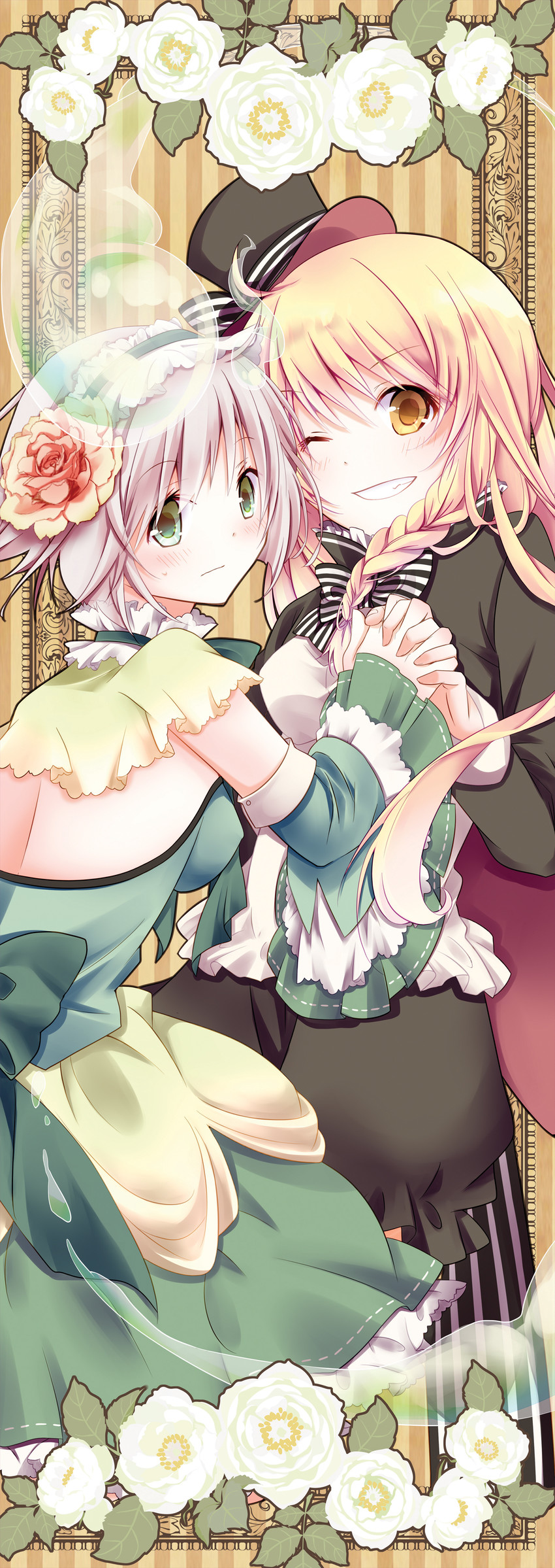 kirisame marisa and konpaku youmu (touhou) drawn by kuro_(pixiv213382)