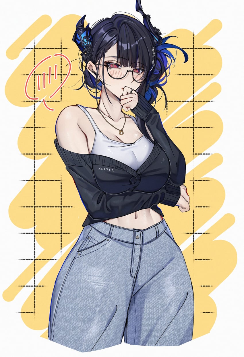 nerissa ravencroft (hololive and 1 more) drawn by keisea