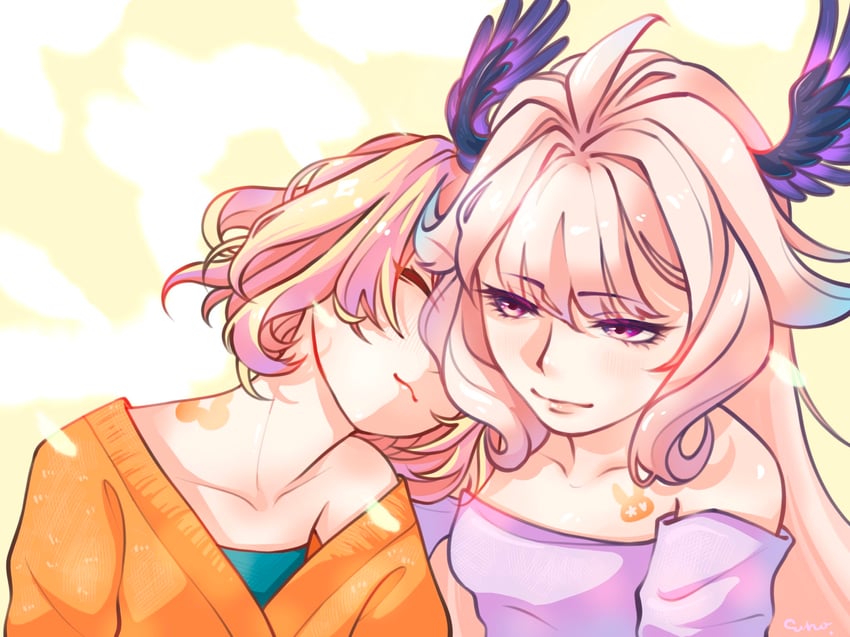 enna alouette and millie parfait (nijisanji and 1 more) drawn by romeo