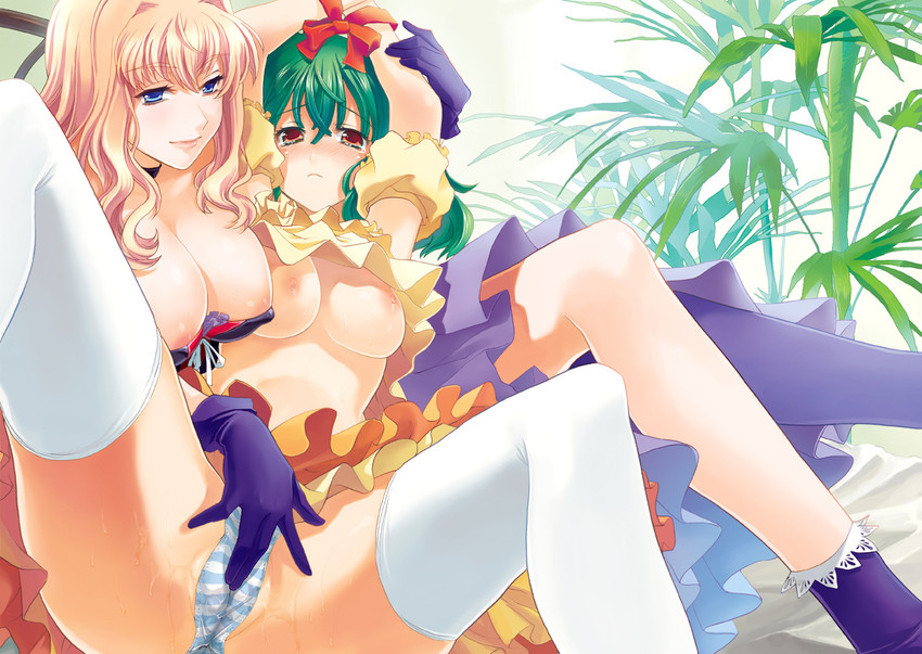 sheryl nome and ranka lee (macross and 1 more) drawn by sage_joh