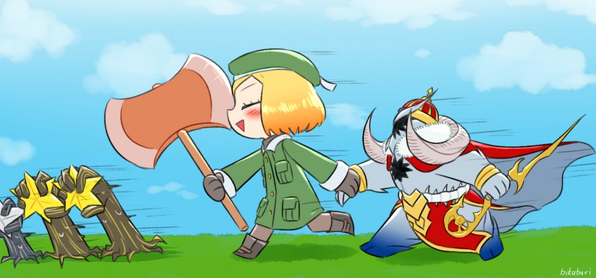 paul bunyan and ivan the terrible (fate and 1 more) drawn by asagao_(bikaburi)