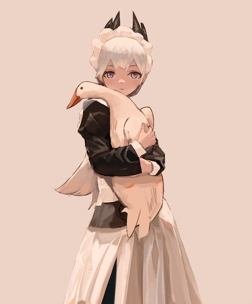 irene (arknights and 1 more) drawn by ujin_holo
