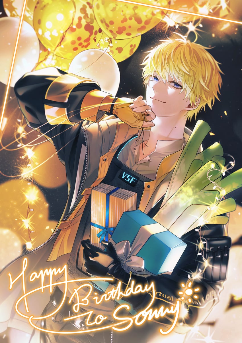 sonny brisko (nijisanji and 1 more) drawn by yuyuwu
