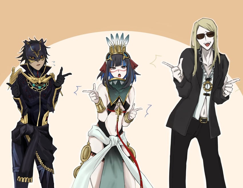 tenochtitlan, tezcatlipoca, and izcalli (fate and 2 more) drawn by fuyotan