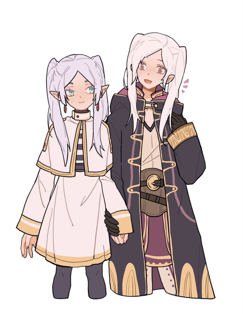 frieren and female robin (fire emblem and 2 more) drawn by julianlynnnn