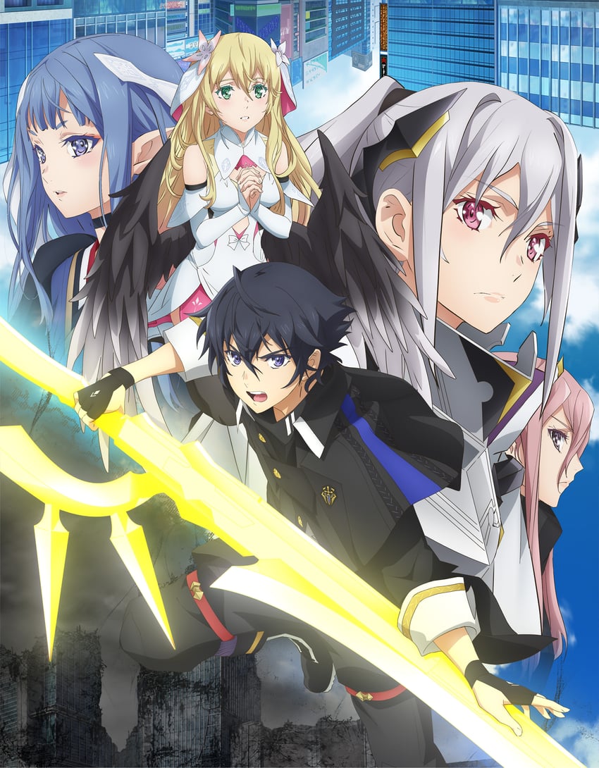 rinne, kai sakura vento, jeanne e anise, and reiren (naze boku no sekai wo daremo oboeteinai no ka?)